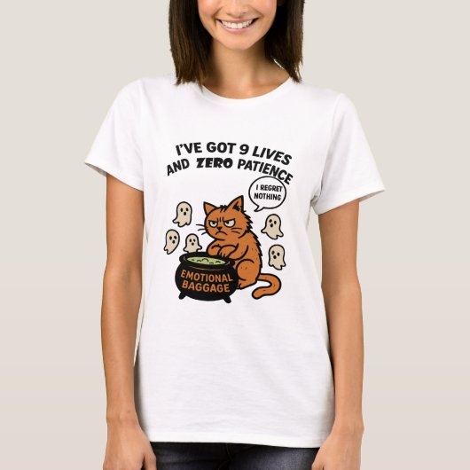 9 levens t-shirt (Voorkant)