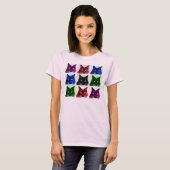 9 levens van katten collage t-shirt (Voorkant volledig)