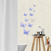 9 Lichtblauwe vlinders naar Creëer a Flutter Sticker