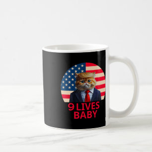 9 Lives Baby Cat Trump 2024 Winnaar Overwinningswi Koffiemok