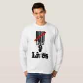 9 Lives Long Süev T-shirt (Voorkant volledig)