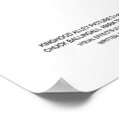 9 maal Dandy Poster (Hoek)