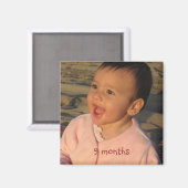 9 maanden, 9 maanden magneet (Voorkant / Achterkant)