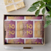 9 maanden herstel Jubileum vetgetal Tissuepapier (Geschenk)