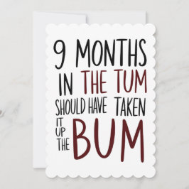 9 maanden in de tumor had het achterwerk grappig m kaart