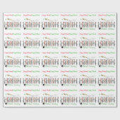 9 Melk dansend 2 Geitenkerstpapier Cadeaupapier (Vlak)