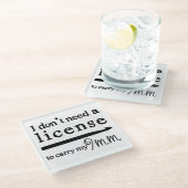 9 mm Crochet Hook-licentie ・ Crafts Glazen Onderzetter (Schuin)