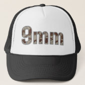 9 mm munitiewoestijncamo trucker pet (Voorkant)