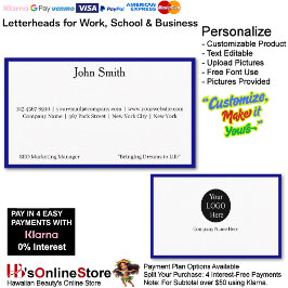 9 Modern Blue Promote Company Brand Name Visitekaartje