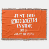 9 Months Inside Deken (Voorkant)