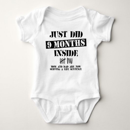 9 Months Inside Romper (Voorkant)