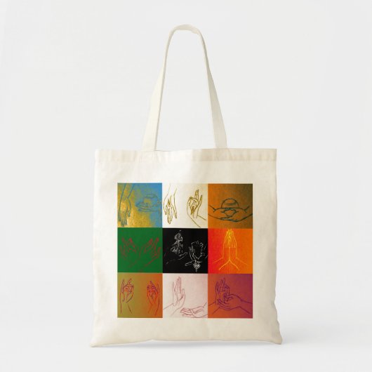 9 Mudras Bag Tote Bag (Voorkant)