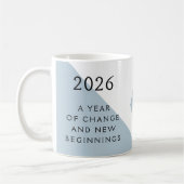 9. Nieuwjaarsresolutie voor 2026 Jaar van Verander Koffiemok (Links)