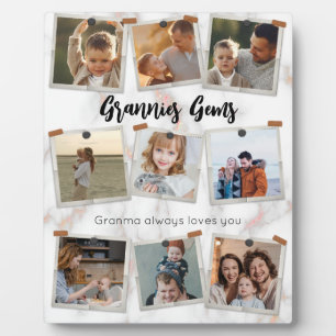 9 Nine Foto Modern Elegant Collage Family Love Fotoplaat