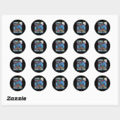 9 Ontgrendeld Geweldige 2013 Video Game 9th Birthd Ronde Sticker (Vel)