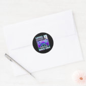 9 Ontgrendeld Geweldige 2014 Video Game 9th Birthd Ronde Sticker (Envelop)