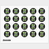 9 Ontgrendeld Geweldige 2014 Video Game 9th Birthd Ronde Sticker (Vel)