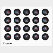 9 Ontgrendelde Gamer 9e Verjaardag Gift Video Game Ronde Sticker (Vel)