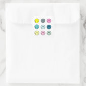 9-Pack stickers Pastel Roze Blauw Groen 90's (Tas)