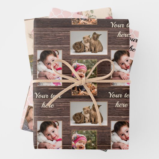 9 Papieren bladen voor diverse soorten oppakpapier Inpakpapier Vel (In situ)