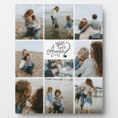 9 Personalized Best Aunt Photo Collage Fotoplaat (Voorkant)
