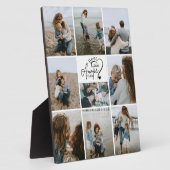 9 Personalized Best Aunt Photo Collage Fotoplaat (Zijkant)