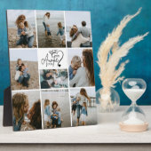 9 Personalized Best Aunt Photo Collage Fotoplaat (Zijkant)