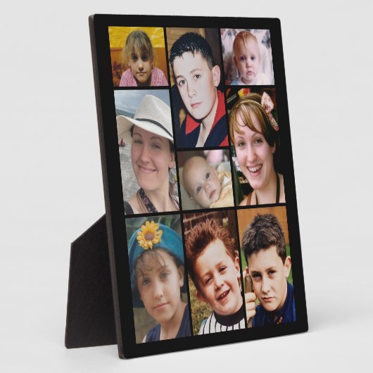 9 photo black display fotoplaat (Zijkant)