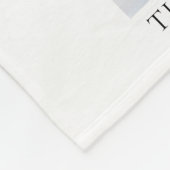 9 photo collage grid elegant Christmas Fleece Deken (Hoek)