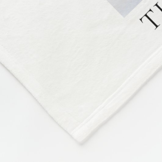 9 photo collage grid elegant Christmas Fleece Deken (Hoek)