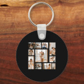 9 Photo Collage Template  Sleutelhanger (Voorkant)