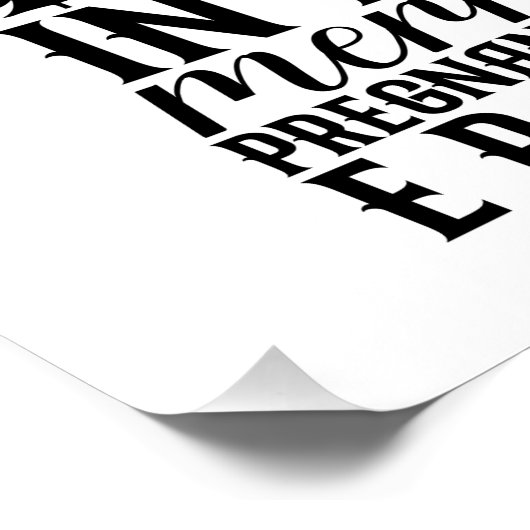 9 Photo In My Merry Pregnant Era Christmas Perfect Poster (Hoek)