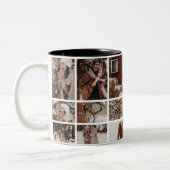 9 Photo Snowflakes Christmas Mr and Mrs Tweekleurige Koffiemok (Links)