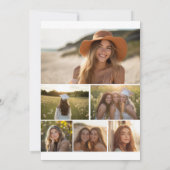 9 Photos - 3 Front, 6 Back - Black Text on White Kaart (Achterkant)