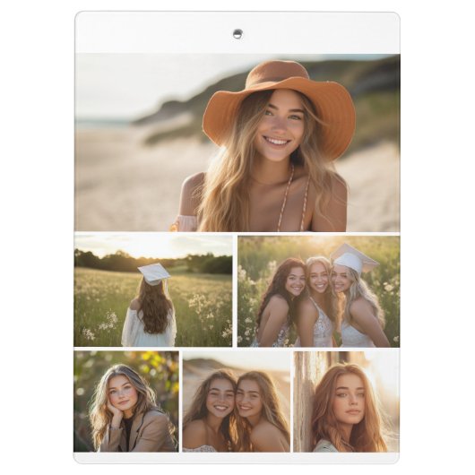 9 Photos - 3 Front, 6 Back - Black Text on White Klembord (Achterkant)