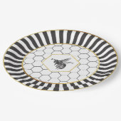 9" Queen Bee Dinner Bord (Gekanteld)