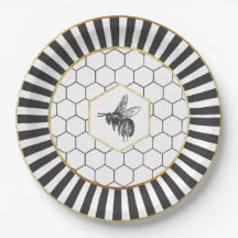 9" Queen Bee Dinner Bord