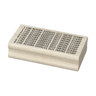 9 regels retouradres aangepast rubberstempel