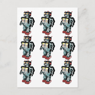 9 Robots Briefkaart