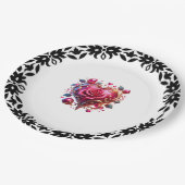 9" Rond papier Bord Mooi (Gekanteld)
