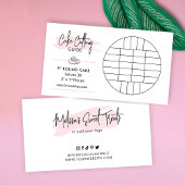 9"Ronde Cake Snijgids 2x1"Porties Maat Informatiekaartje