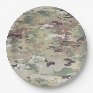 9" Ronde Papier Bord Army OCP Camo Uniform Camofla
