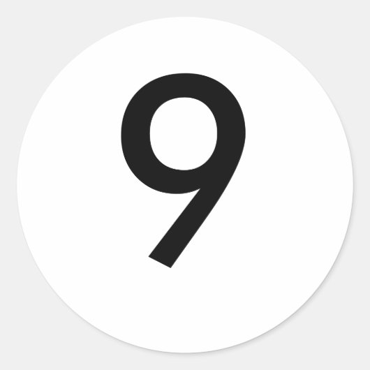 9 RONDE STICKER (Voorkant)