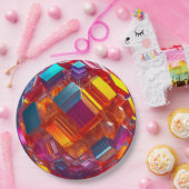 9" Round Paper Plate Papieren Bordje (Feest)