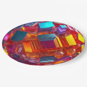 9" Round Paper Plate Papieren Bordje (Gekanteld)