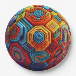 9" Round Paper Plate Papieren Bordje