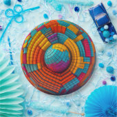 9" Round Paper Plate Papieren Bordje (Feest)