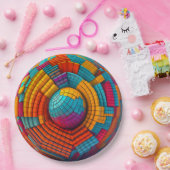 9" Round Paper Plate Papieren Bordje (Feest)