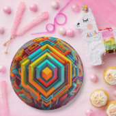 9" Round Paper Plate Papieren Bordje (Feest)