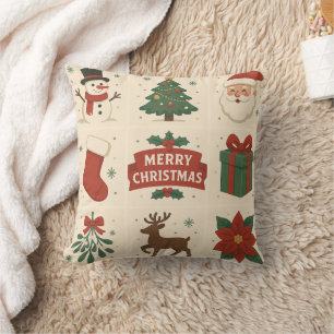 9 Schattige vrolijke kerstbeelden Kussen
